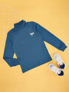 Pantaloons Junior Boys Solid Turtle Neck Sweatshirt