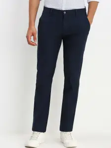 Allen Solly Men Solid Slim Fit Casual Trousers