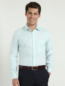 Allen Solly Sport Men Classic Spread Collar Checked Cotton Formal Shirt