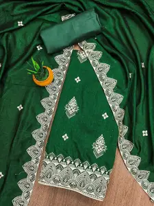 Ishin Embroidered Unstitched Dress Material