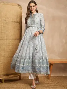 all about you Women Floral Printed Floral Anarkali Kurta