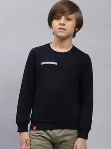 Monte Carlo Boys Typography Printed Cotton Sweatshirt