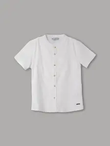 Fame Forever by Lifestyle Boys Solid Cotton Casual Shirt