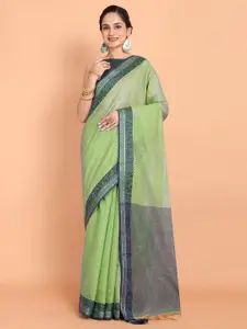 Mitera Pure Cotton Chanderi Saree