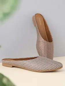 DressBerry Women Embellished Mules Flats
