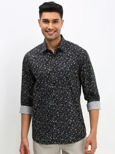 Allen Solly Men Spread Collar Floral Printed Cotton Slim Fit Casual Shirt