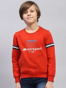 Monte Carlo Boys Printed Round Neck Sweatshirt