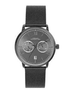 French Connection Men Dial & Stainless Steel Bracelet Style Straps Analogue Watch