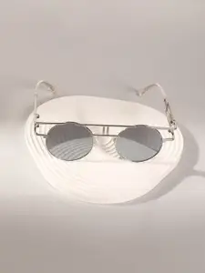 HAUTE SAUCE by  Campus Sutra HAUTE SAUCE by Campus Sutra Women Round Sunglasses with Polarised Lens