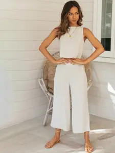 MIAKEE Rooney Round Neck Sleeveless Top & Trouser