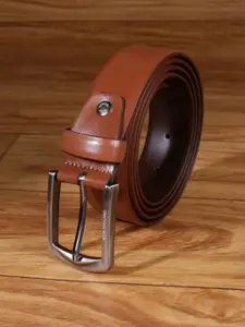 Peter England Men Solid Leather Formal Belt