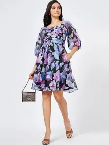 Honey by Pantaloons Women Floral Printed Fit & Flare Dress
