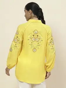 Lakshita Women Premium Spread Collar Floral Printed Party Shirt