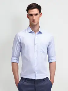 Arrow Men Classic Spread Collar Micro Ditsy Printed Cotton Formal Shirt