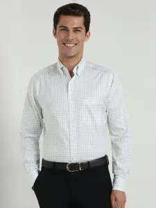 Allen Solly Sport Men Classic Button-Down Collar Checked Cotton Formal Shirt