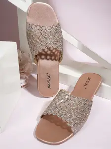 MOSAC Women Party Open Toe Flats