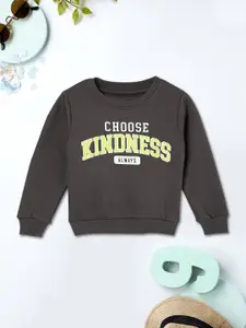 max Girls Graphic Printed Sweatshirt