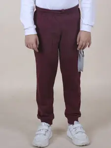 KiddoPanti Solid Boys Mid-Rise Joggers