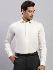 Monte Carlo Men Spread Collar Grid Tattersall Checked Cotton Casual Shirt