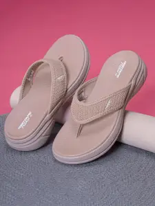 Red Tape Women Printed Thong Flip-Flops