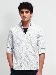 Arrow Sport Men Comfort Spread Collar Floral Printed Cotton Slim Fit Casual Shirt