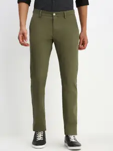 Allen Solly Men Solid Mid-Rise Slim Fit Regular Trouser