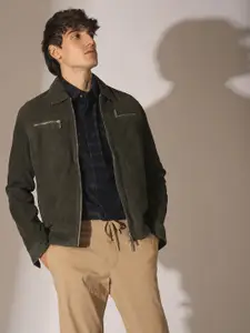 SELECTED Men Spread Collar Checked Cotton Casual Shirt