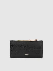 MANGO Women Animal Textured Card Holder