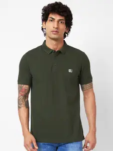 SPYKAR Polo Collar Slim Fit T-shirt