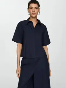 MANGO Women Pure Cotton Casual Shirt