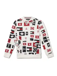 Tommy Hilfiger Boys Printed Hooded Sweatshirt