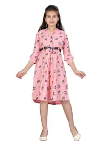 BAESD Floral Print Shirt Dress