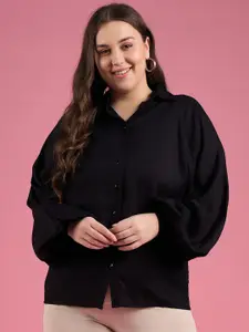 DressBerry Curve Women Classic Opaque Casual Shirt