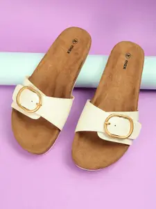 max Colourblocked Flats with Buckle