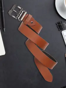 The Roadster Lifestyle Co Men Solid Leather Belt