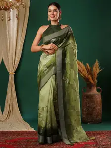 Satrani Ombre Sequinned Pure Silk Saree