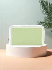 Fastrack Women PU Zip Around Wallet