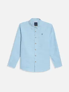 Allen Solly Junior Boys Spread Collar Solid Cotton Casual Shirt