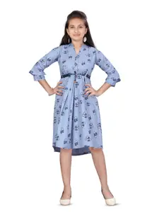BAESD Floral Print Shirt Dress