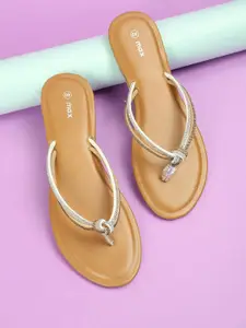 max Embellished V-Strap Flats