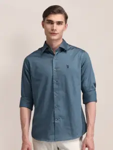 U.S. Polo Assn. Men Classic Cutaway Collar Solid Cotton Formal Shirt