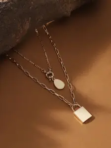 SOHI The Sailor's Gold-Plated Layered Necklace