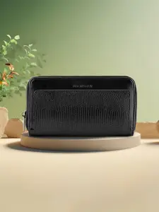 Fastrack Women Textured Zip Around Wallet