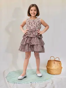 Toonyport Printed Fit & Flare Dress