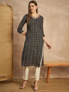 all about you Women Printed Straight Kurtas