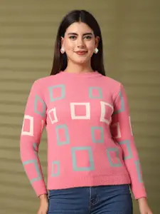 Clora Creation Women Printed Woollen Pullover