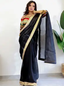 Anouk Solid Organza Saree