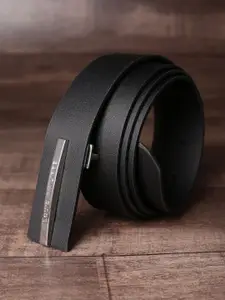 Louis Philippe Men Textured Leather Formal Belt