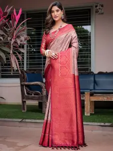 Anouk Ethnic Motifs Woven Design Zari Kanjeevaram Saree