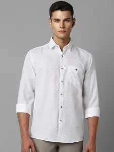 Louis Philippe Sport Men Slim Fit Micro Ditsy Printed Pure Cotton Casual Shirt